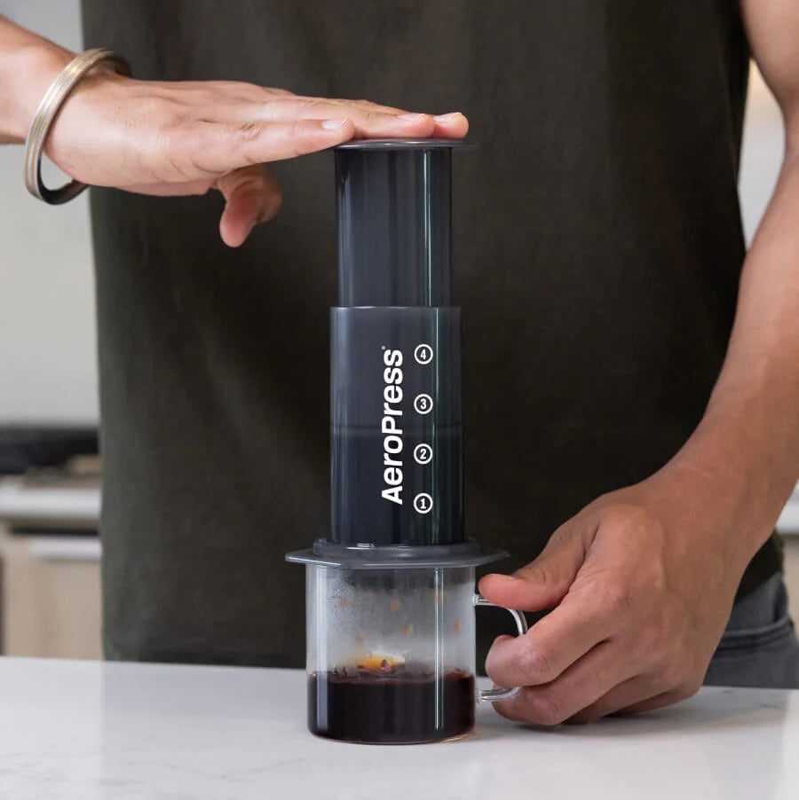 Aeropress brewer top