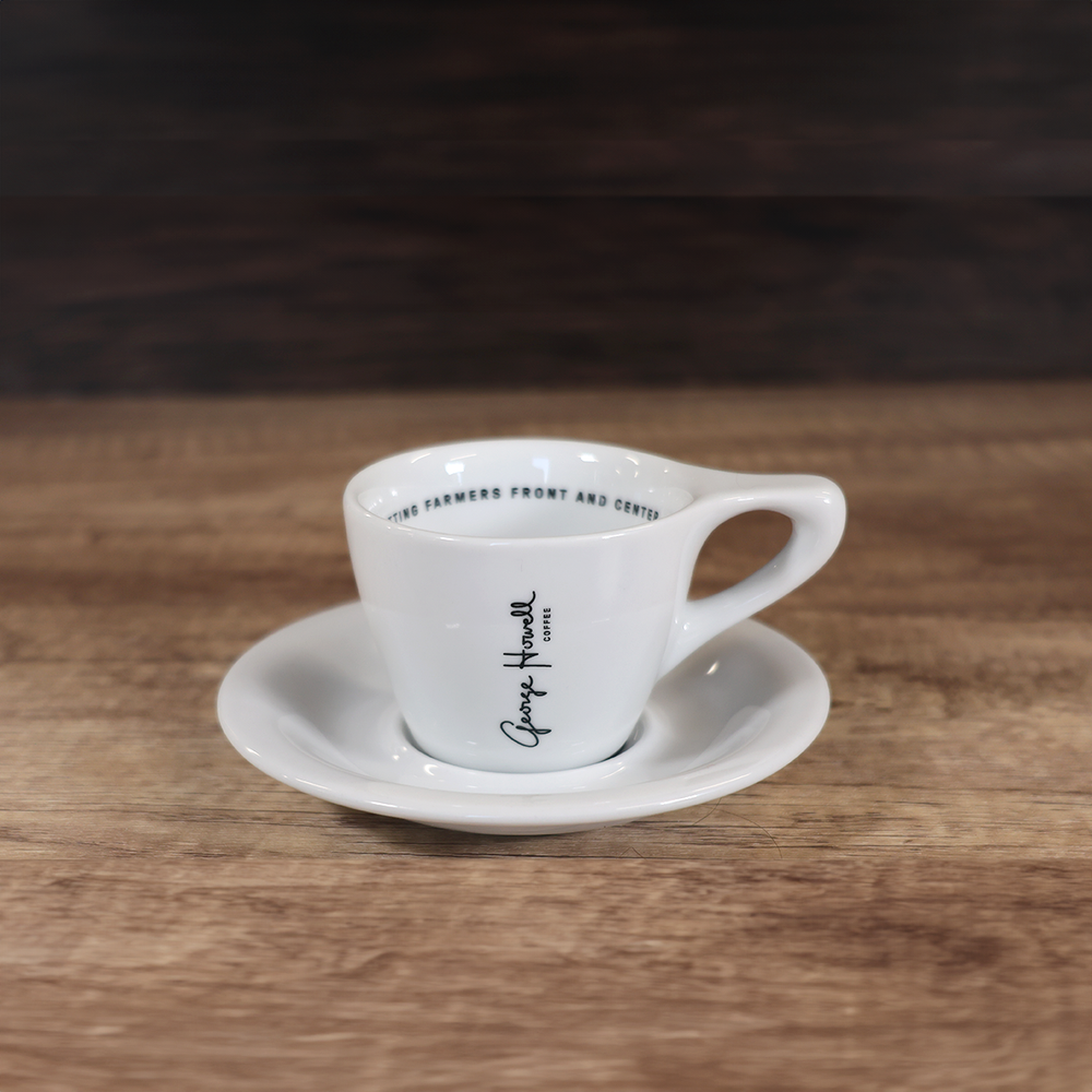 Logo Espresso Cup with Saucer