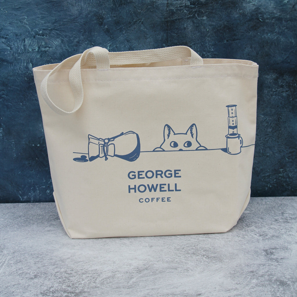 Canvas Bag, Curious Cat