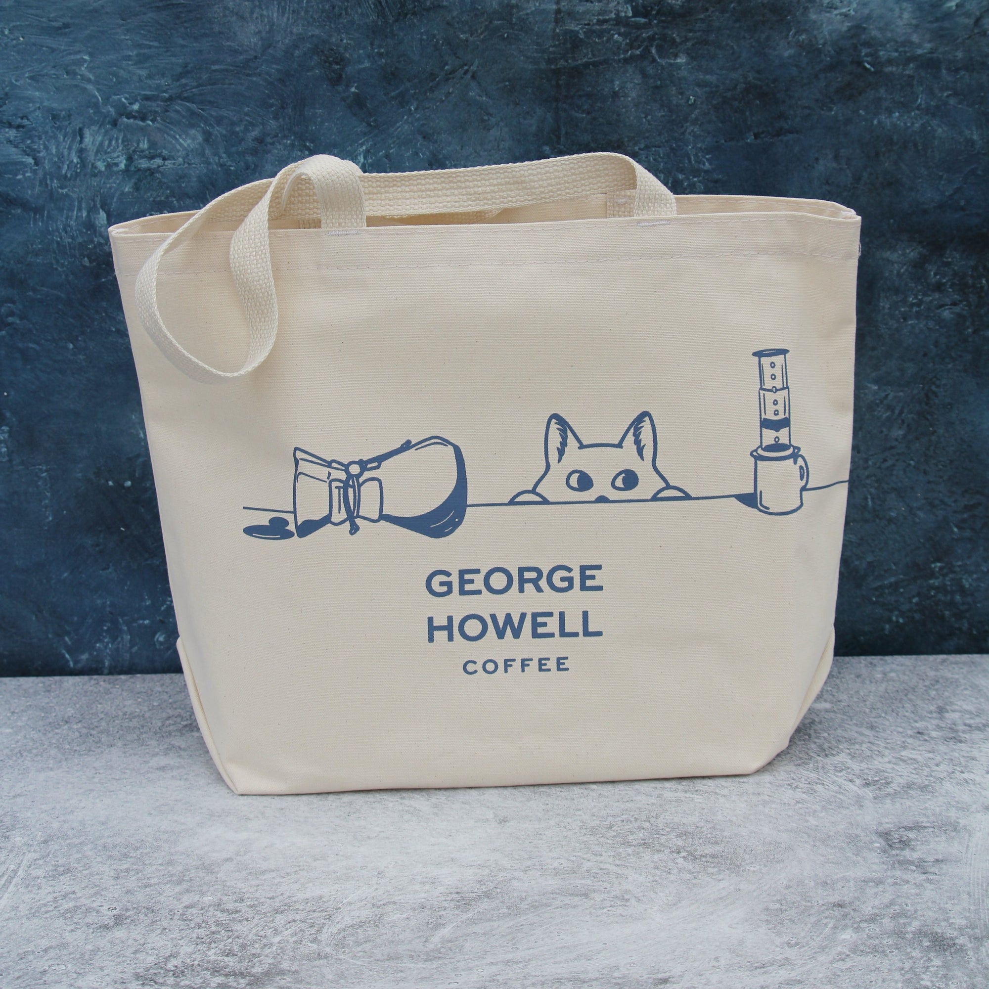 Canvas Bag, Curious Cat